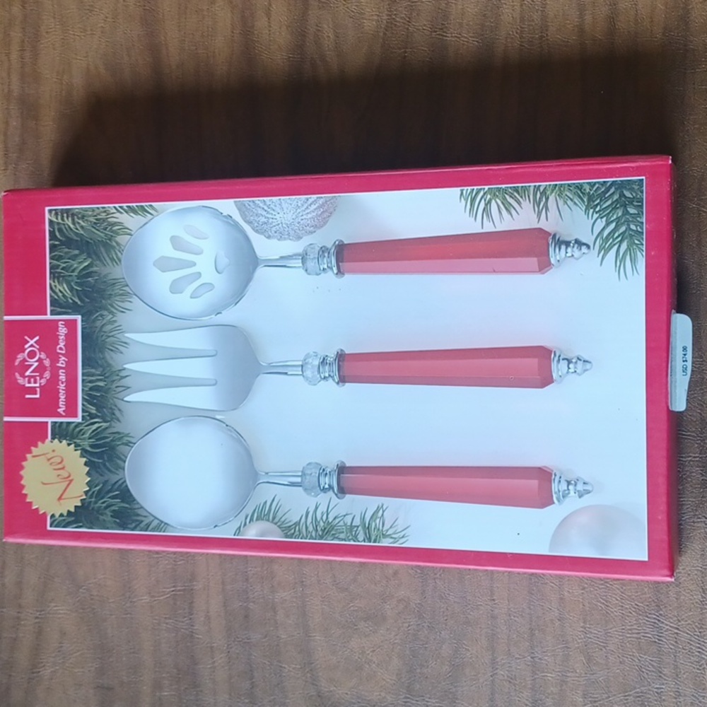 Lenox - Holiday Jewel 3 Piece Serving Set